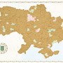 Скретч карта Украины UFT Scratch Map Ukraine
